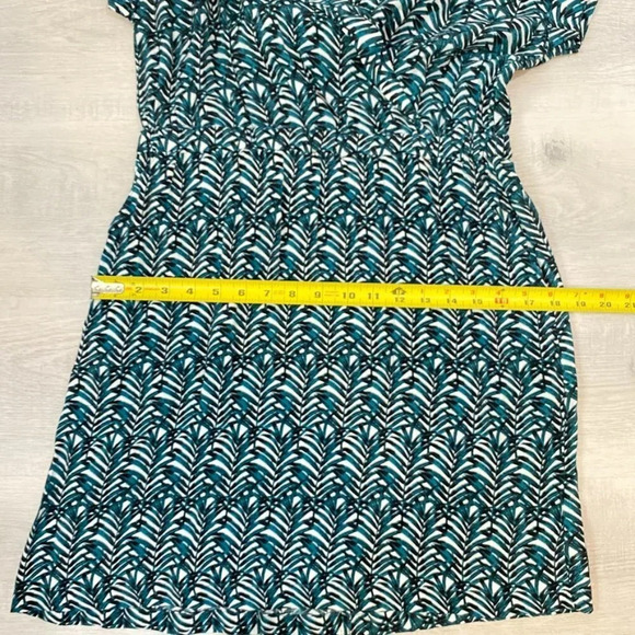 H&M Tropical Teal Green Print Romper Size 10 with Capped Sleeves NWT - Picture 7 of 15